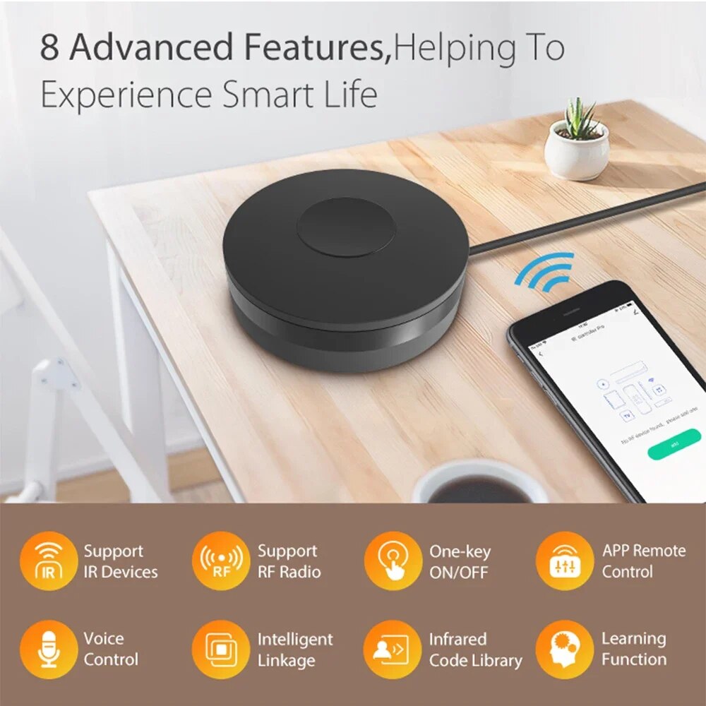 Tuya Smart Wifi RF IR Remote C – обзор и цена Smart Home Orvibo