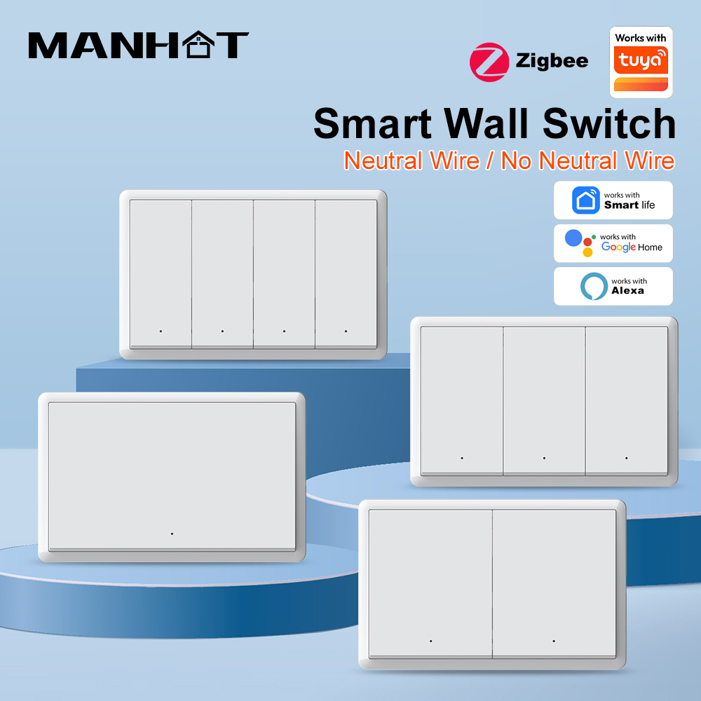MANHOT ZigBee3.0 Smart Switch  – обзор и цена Smart Home Z Wave