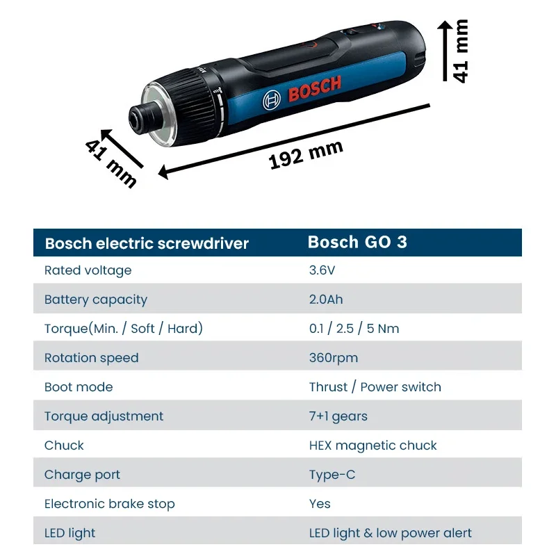 BOSCH Go 3 Electric Screwdrive – обзор и цена Smart Home Bosch