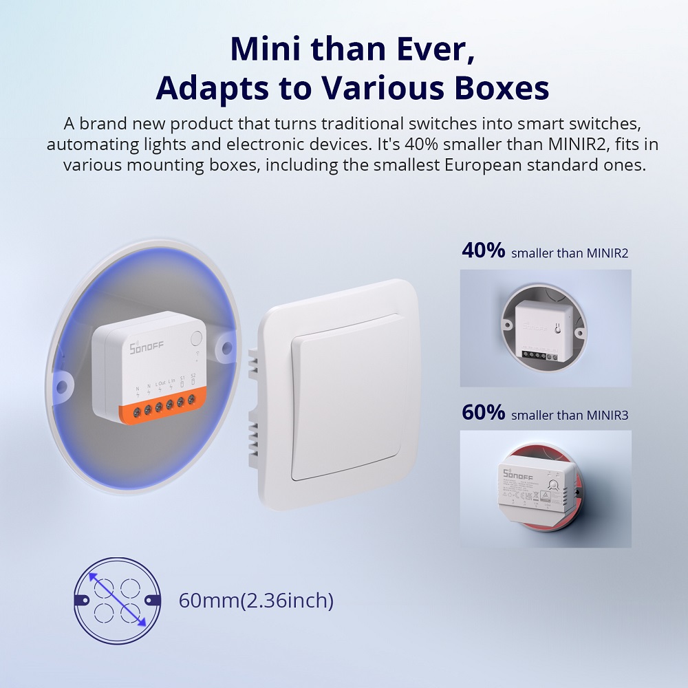 Sonoff Mini R4 Extreme Wifi Sm – обзор и цена Smart Home Wiz